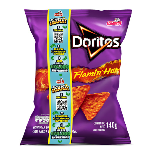 DORITOS FLAMIN HOT 140GR
